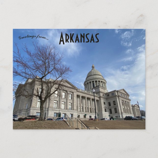 Arkansas Staat Hauptstadt Little Rock Arkansas Postkarte (Vorderseite)
