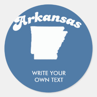 ARKANSAS STAAT MOTTO T - SHIRT T - Shirt Runder Aufkleber