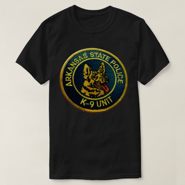 Arkansas Staat Police K9 T-Shirt (Design vorne)