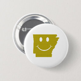 Arkansas Staat Shape Face Button