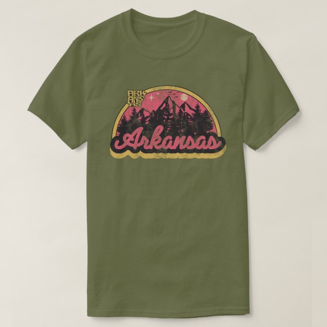 Arkansas Staat Vintag T-Shirt (Design vorne)