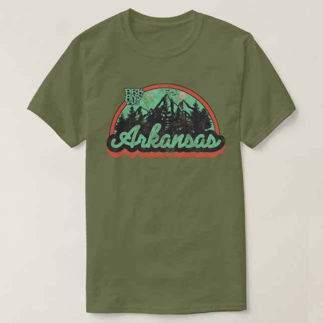Arkansas Staat Vintag T-Shirt (Design vorne)