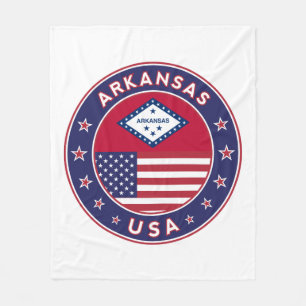 Arkansas, Staaten der USA Fleecedecke