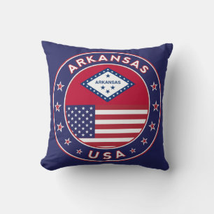 Arkansas, Staaten der USA Kissen