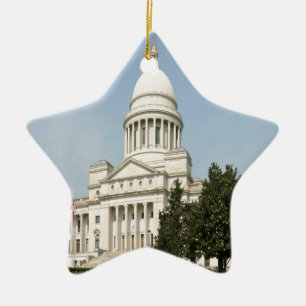 Arkansas-Staats-Hauptstadt Little Rock Keramik Ornament