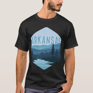 Arkansas State Abzeichen Retro Vintage Design T-Shirt