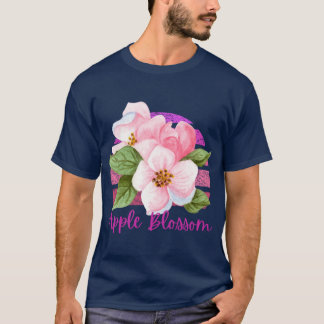 Arkansas State Apfelblüten-Blumen-Aquarell-Sti T-Shirt