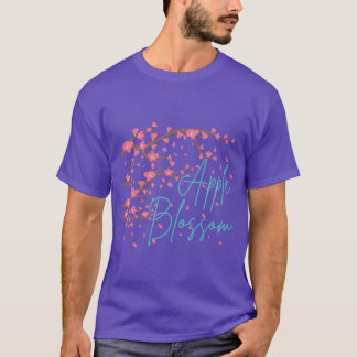 Arkansas State Apfelblüten-Blumen-Aquarell-Sti T-Shirt