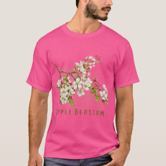 Arkansas State Apfelblüten-Blumen-Aquarell-Sti T-Shirt