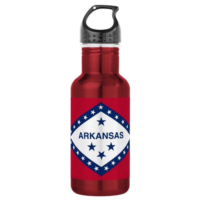 Arkansas State Flag Liberty Flasche Trinkflasche (Vorderseite)