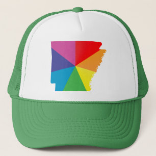 arkansas stolz. angled. truckerkappe
