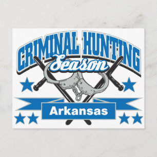 Arkansas Strafrechtssaison Postkarte