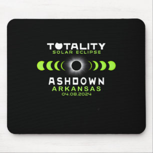 Arkansas Total Solar Eclipse 2024 Mousepad