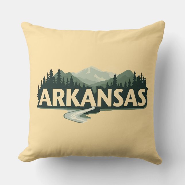 Arkansas USA Kissen (Vorderseite)