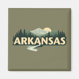 Arkansas USA Magnet