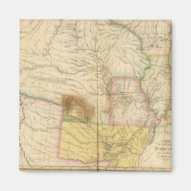 Arkansas USA Magnet (Vorne)