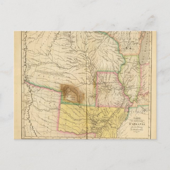 Arkansas USA Postkarte (Vorderseite)