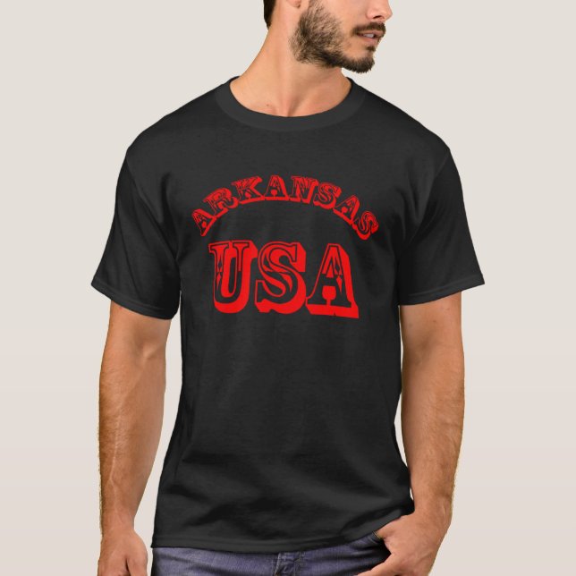 Arkansas USA Souvenir T-Shirt (Vorderseite)