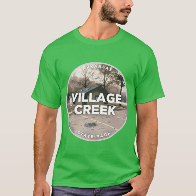 Arkansas Village Creek Staat Park Oversized T-Shirt (Vorderseite)