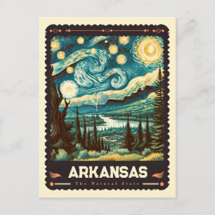 Arkansas Vincent Van Gogh Inspiriert Postkarte