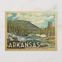 Arkansas Vintage Reisen Schnee Winterlandschaft