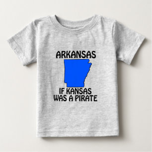 Arkansas - Wenn Kansas ein Pirat wäre Baby T-shirt