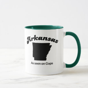 Arkansas - wie auf Polizisten gesehen Tasse