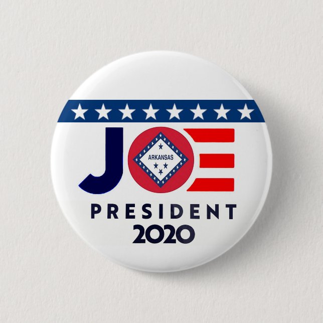 Arkansas will Joe 2020 Button (Vorderseite)