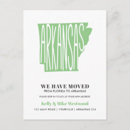 ARKANSAS Wir haben neue Adresse Neue Zuhause versc Postkarte