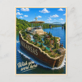 Arkansas | Wish You Were Here | State Serie Postkarte