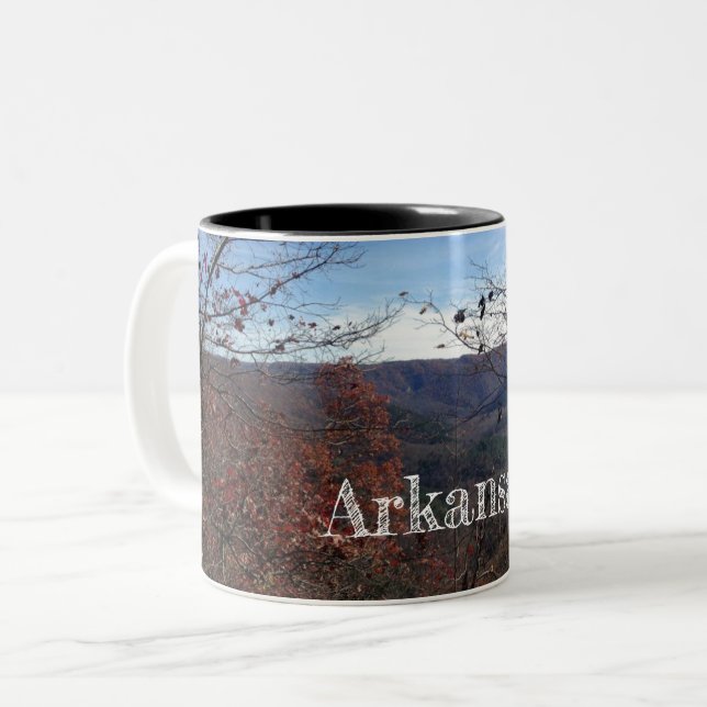 Arkansas Zweifarbige Tasse (Vorderseite Links)