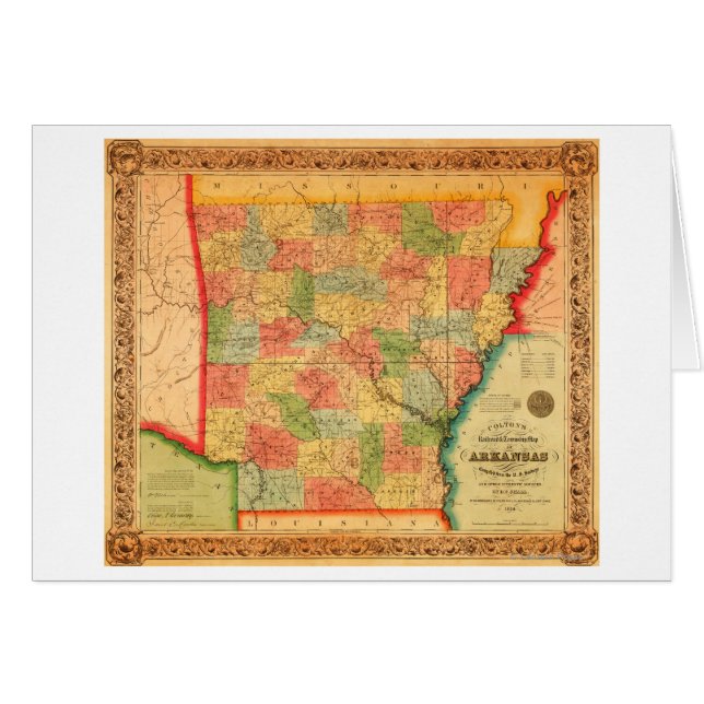 ArkansasCarte panoramiqueArkansas (Devant horizontal)