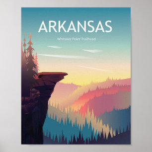 ArkansasTravel-Poster - USA Reise Poster