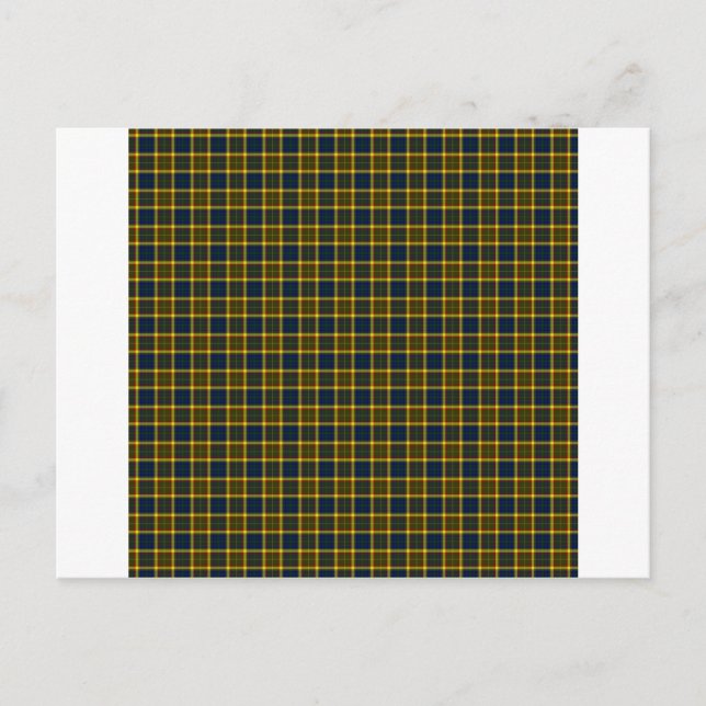 Arkanzas Staat Tartan Postkarte (Vorderseite)