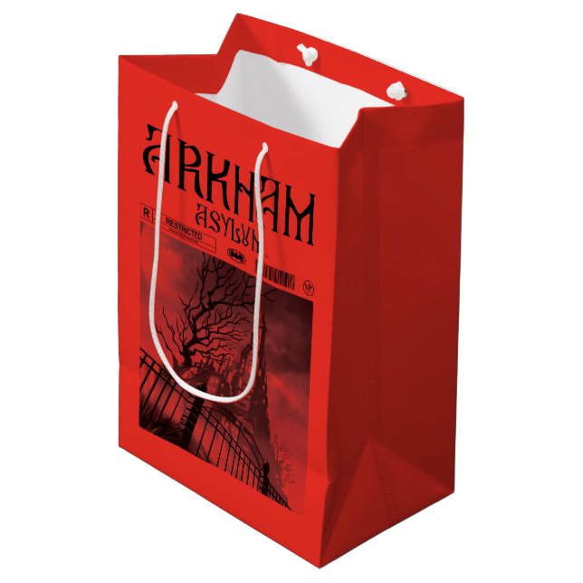 Arkham Asyl: Beschränkungen Mittlere Geschenktüte (Vorderseite Schrägansicht)