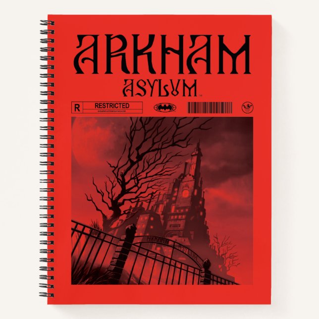 Arkham Asyl: Beschränkungen Notizbuch (Vorderseite)
