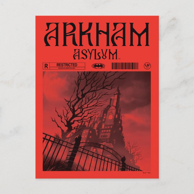 Arkham Asyl: Beschränkungen Postkarte (Vorderseite)
