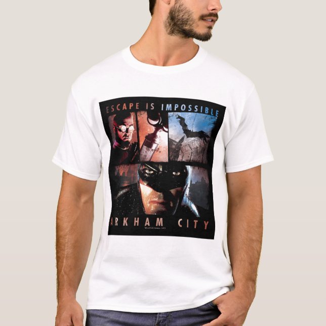 Arkham City Escape ist unmöglich T-Shirt (Vorderseite)
