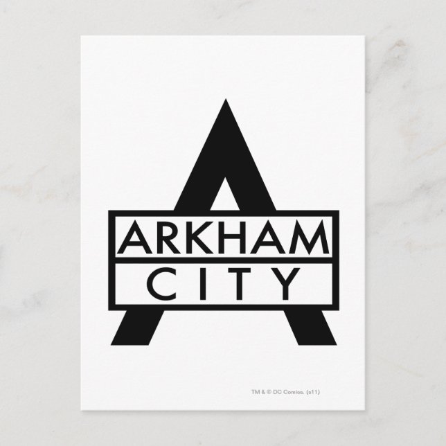 Arkham City Icon Postkarte (Vorderseite)