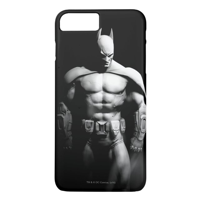 Arkham City | Schwarz-Weiß-Pose Batman Case-Mate iPhone Hülle (Rückseite)
