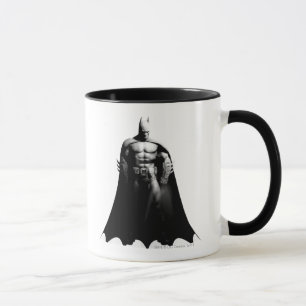 Arkham City Schwarz-Weiß-Pose Batman Tasse