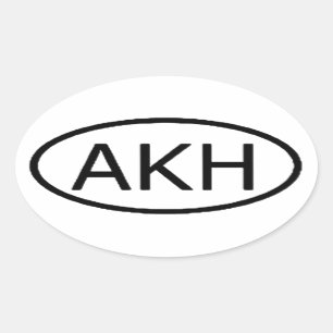 Arkham Ovaler Aufkleber