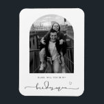 Arkrahmen wirst du mein Bridesman Magnet sein<br><div class="desc">Minimalistisch und modern werden Sie mein Bridesman Vorschlag Magnet. Für eine erweiterte Anpassung dieses Designs,  z.B. das Ändern des Layouts,  des Schriftartes oder der Textgröße,  klicken Sie bitte auf den obigen Button "KENNEN". Bitte kontaktieren Sie mich für weitere Fragen!</div>