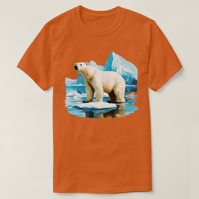 Arktis Eisbär TShirt (Design vorne)