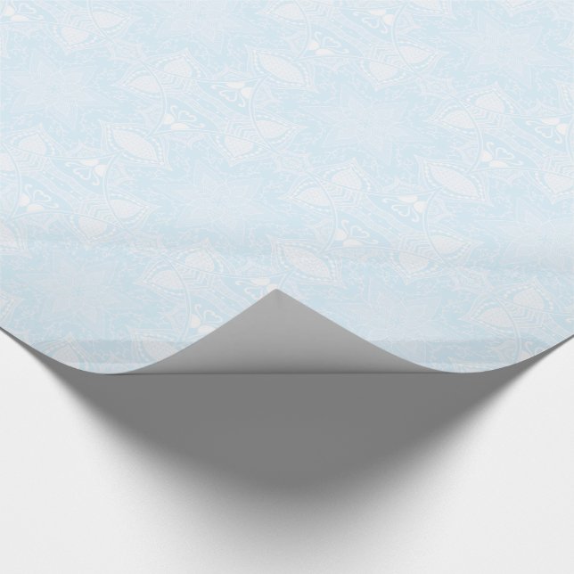 Arktis Mandala Geschenkpapier (Ecke)