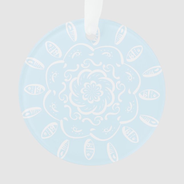 Arktis Mandala Ornament (Vorderseite)