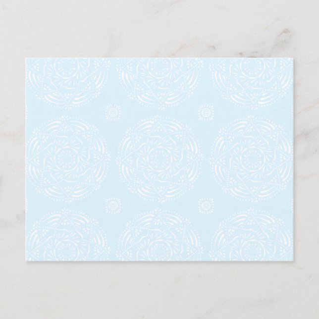 Arktis Mandala Postkarte (Vorderseite)