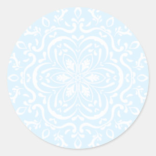 Arktis Mandala Runder Aufkleber