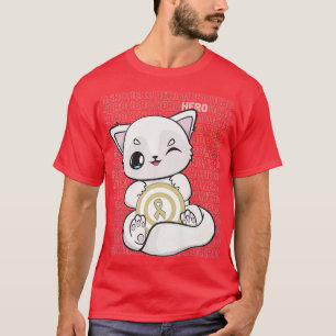 Arktis mit Kawaii-Band für Kinderkrebs T-Shirt