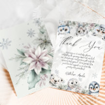 Arktis-Tiere Baby Shower